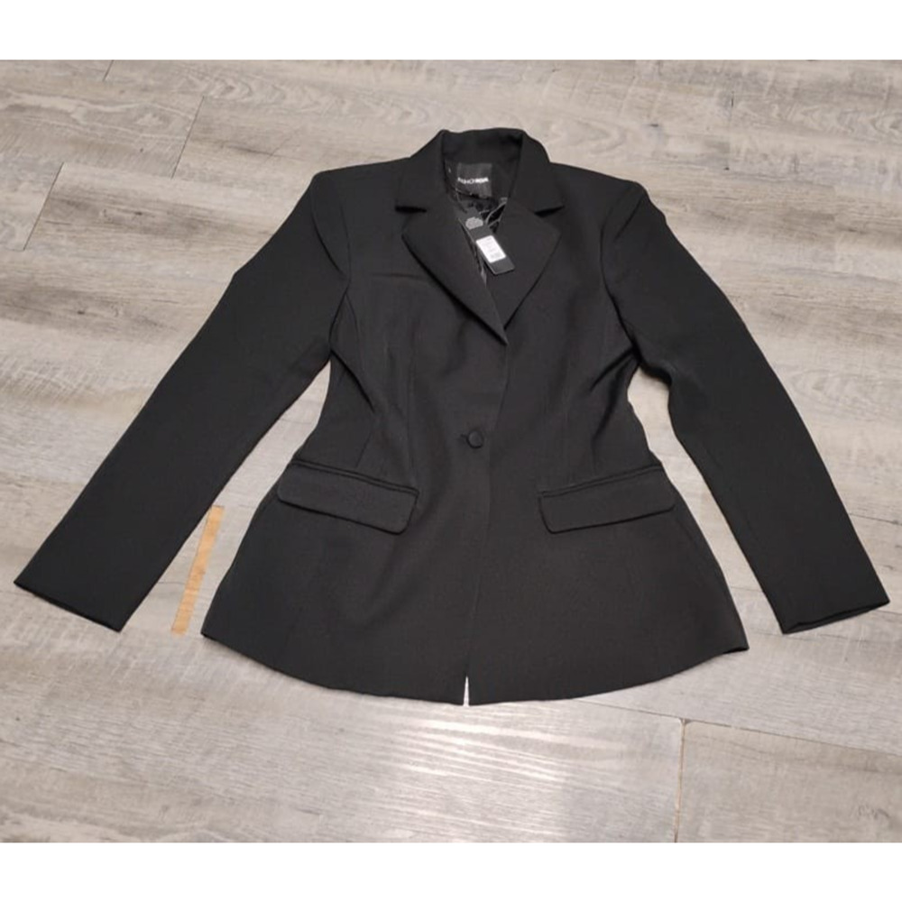 Fashion Nova Black Blazer for Women polyester and spandex medium size hand wash